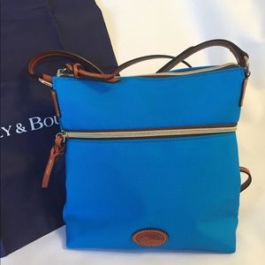 Dooney & Bourke Nylon Crossbody Blue Never Used